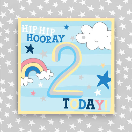 Picture of HIP HIP HOORAY 2 TODAY BLUE
